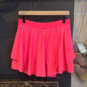 Lululemon Athletica Bright Pink Skater Skirt